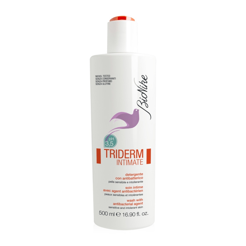 BioNike Linea Triderm Pelli Sensibili Intimate Detergente Antibatterico 500 ml