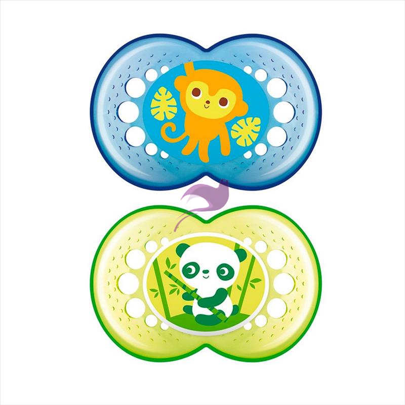 MAM Linea Benessere Bambini Original Jungle Succhietto Silicone 6+ Mesi