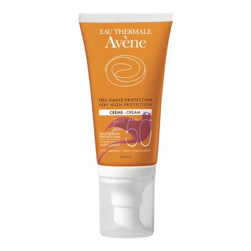 Avene Linea Solare Pelli Sensibili SPF50+ Crema Protettiva Pelli Secche 50 ml