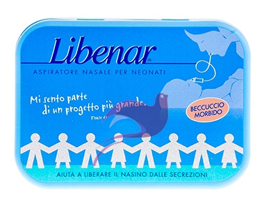 Libenar Linea Pulizia e Salute del Naso Aspiratore Nasale Bambini con 4 Ricambi