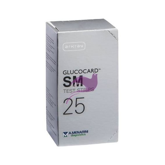 Menarini Diagnostics Linea Dispositivi Medici Glucocard SM 25 Strisce Reattive
