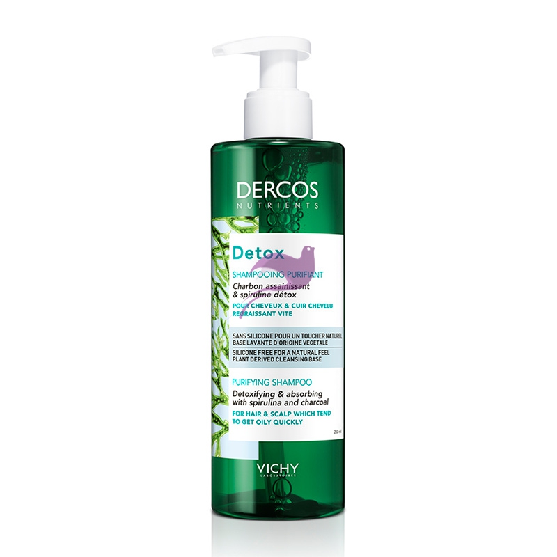 Dercos Linea Detox Nutrients Shampoo Purificante Capelli Cute Grassa 250 ml