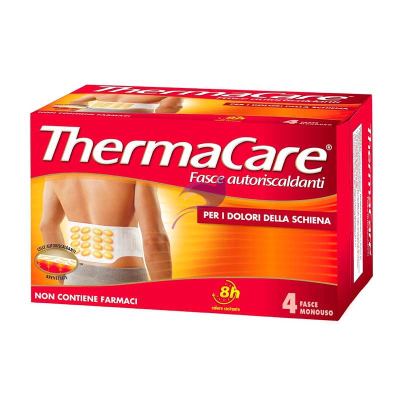 Thermacare Linea Salute e Benessere Dolore Schiena 4 Fasce Autoriscaldanti