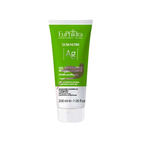 EuPhidra Linea Sebanorm AG Gel Detergente Normalizzante Purificante 200 ml