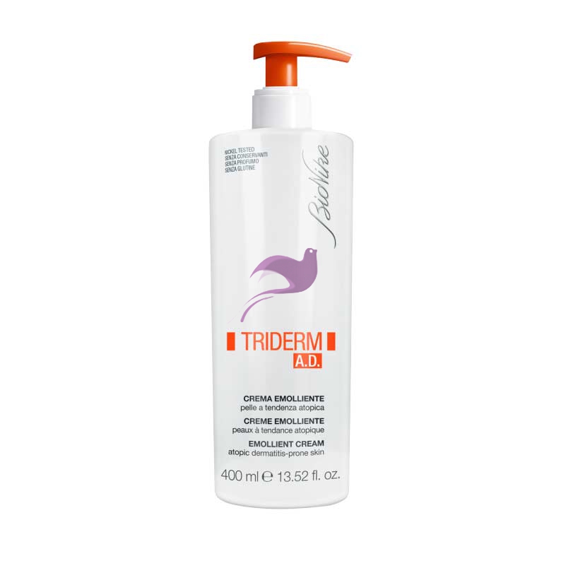 BioNike Linea Triderm Pelli Sensibili AD Crema Emolliente Idratante Corpo 400 ml