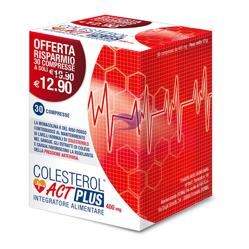 Linea Act Linea Colesterolo Colesterol Act Plus Integratore 30 Compresse