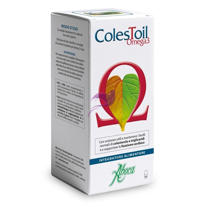 Aboca Integratori Linea Colesterolo Trigliceridi ColesToil Omega3 100 Opercoli