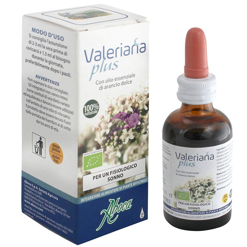 Aboca Integratori Linea Sonno e Serenit Valeriana Plus Soluzione Gocce 30 ml