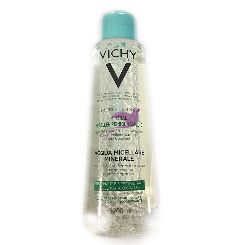 Vichy Linea Purete Thermale Viso Acqua Micellare Minerale Pelli Grasse 200 ml