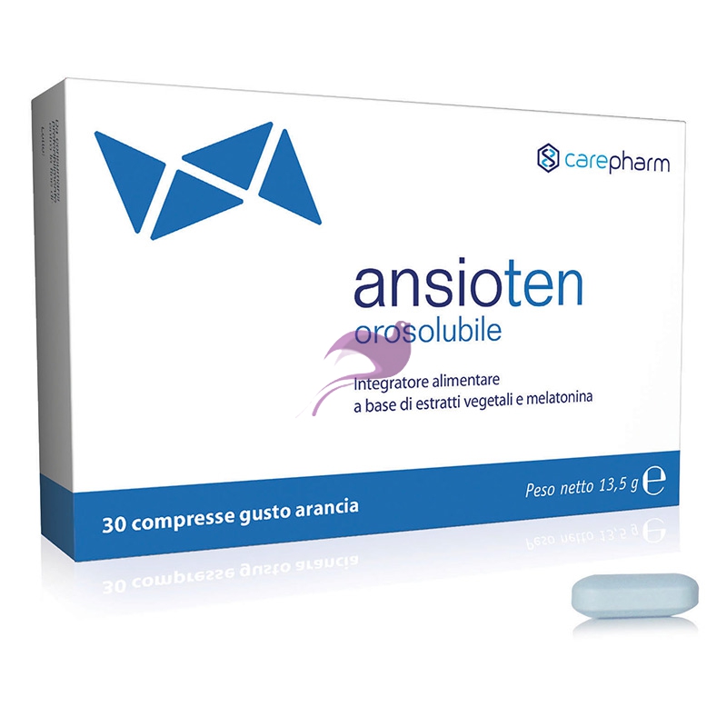 CarePharm Linea Sonno e Serenit� Ansioten Integratore 30 Compresse Orosolubili