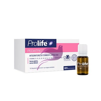 Prolife Pediatrico Linea Intestino Sano Fermenti Lattici Integratore 10 Flaconi