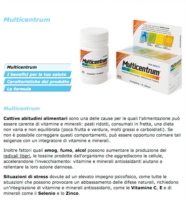 Multicentrum Linea Vitamine Minerali Classic Integratore Alimentare 30 Compresse
